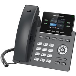 Grandstream GRP2612P 4 Line POE Corded Desk IP Phone Grey Phone