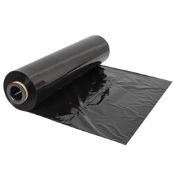 Marbig Professional Cast Hand Film 500mm x 450m 20 Micron Black Carton Of 4