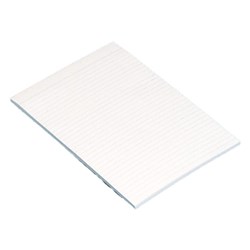 Writer A4 Recycled Pad Ruled 80 Sheet White