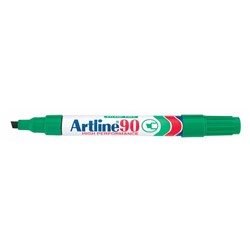 Artline 90 Permanent Marker Chisel 2-5mm Green