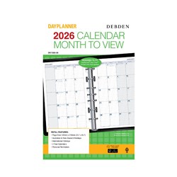 Debden Dayplanner Refill Desk 140 x 216mm Dated Month To View